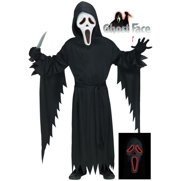 Mask Light Up Hooded Robe