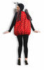 Red with black spots tunic with wings