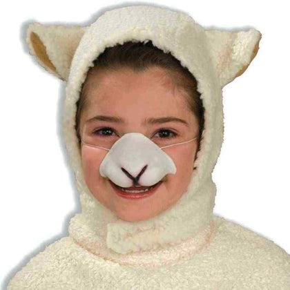 Sheep hood with ears and nose