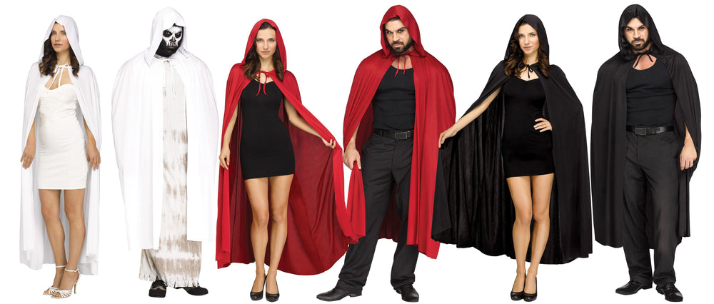 Hooded Neck Tie Cape
