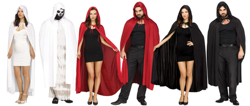 Hooded Neck Tie Cape