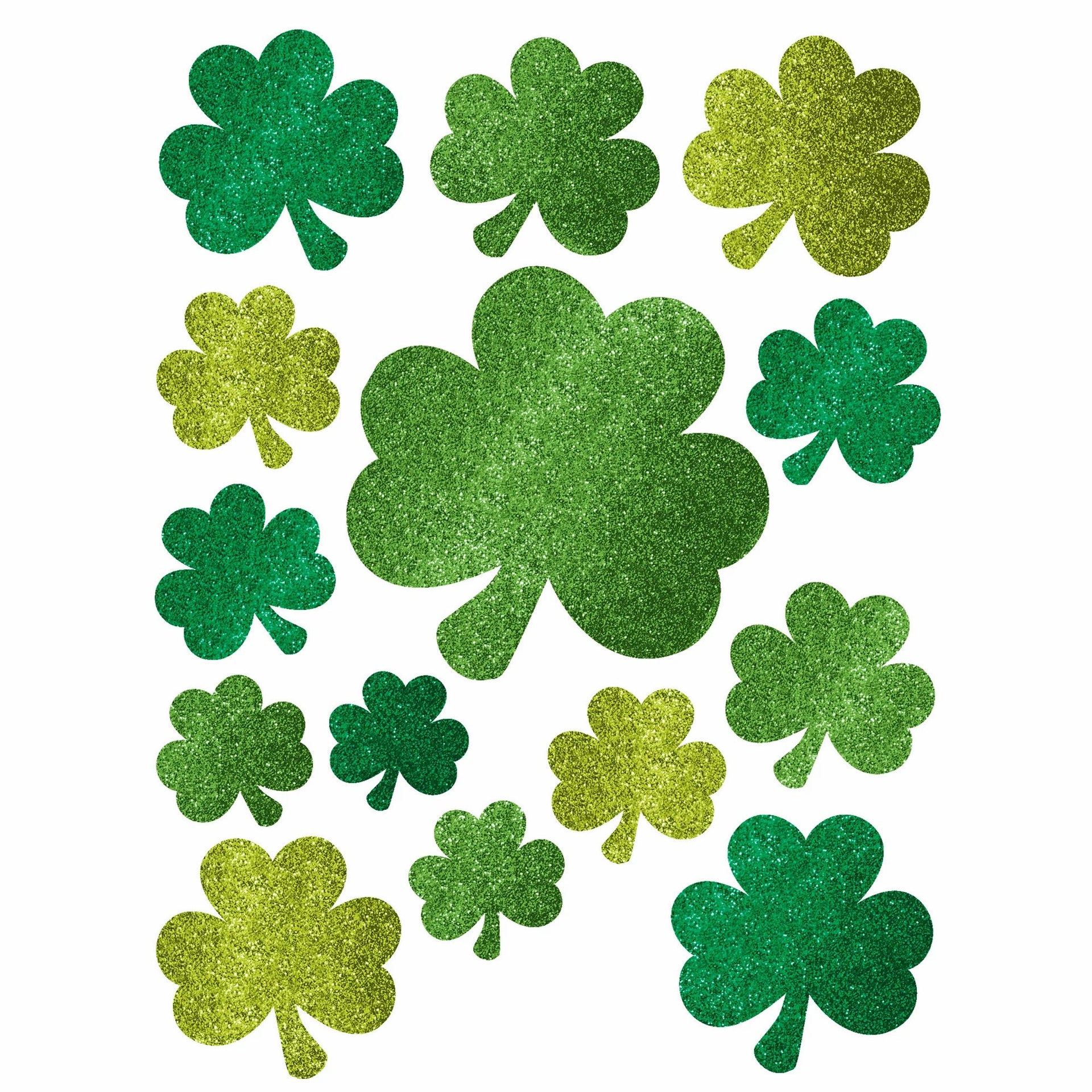 Lucky Wishes Glitter Vinyl Window Decoration
