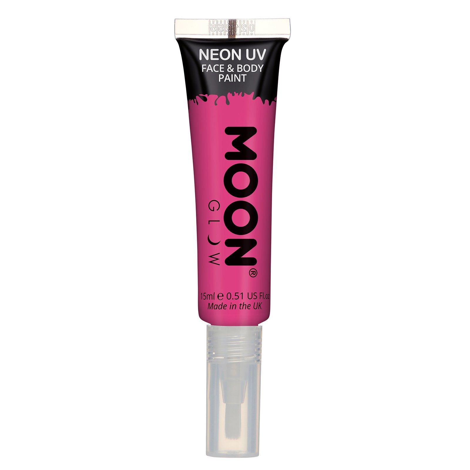 Neon UV Face & Body Paint w/Brush -Moon Glow Clamshell