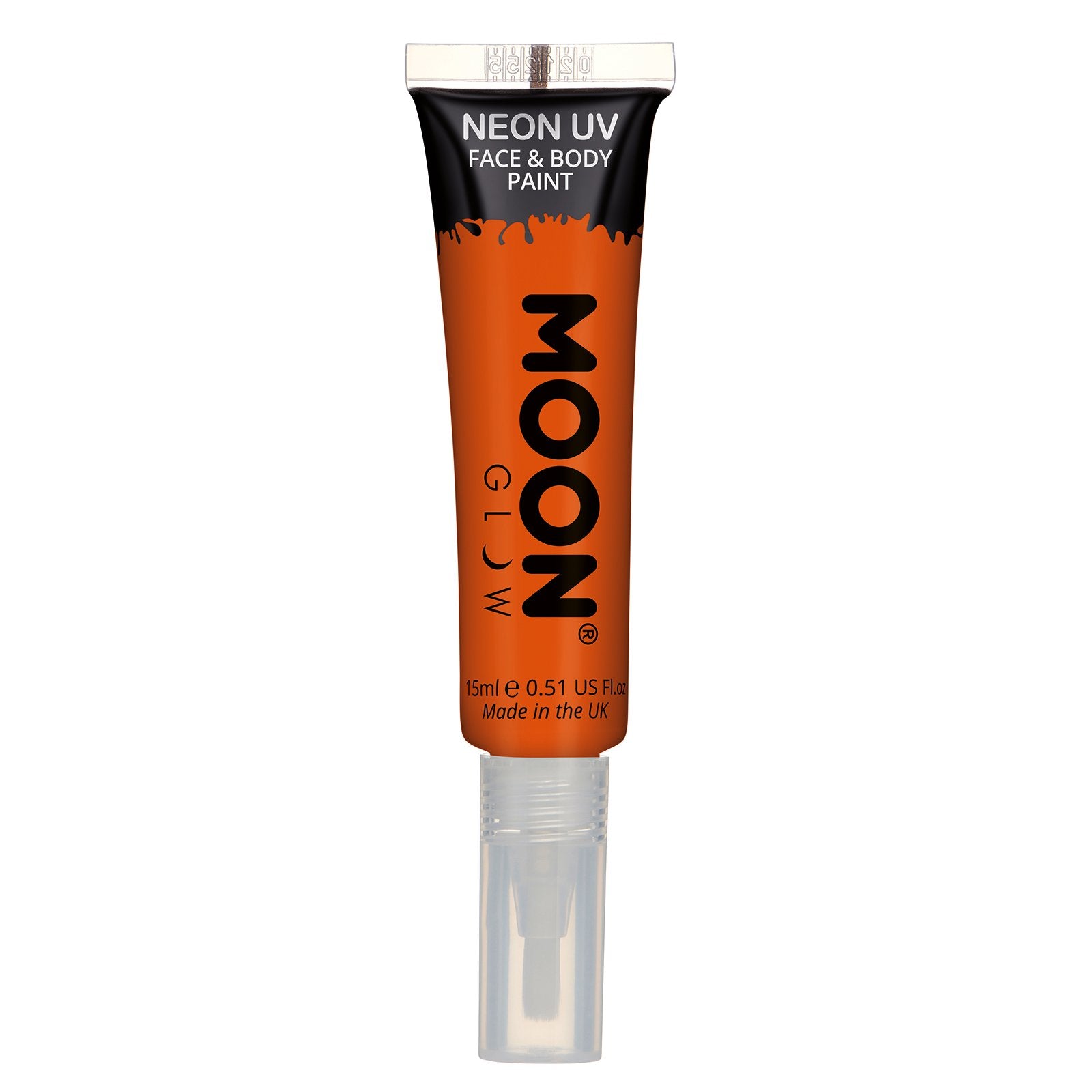 Neon UV Face & Body Paint w/Brush -Moon Glow Clamshell