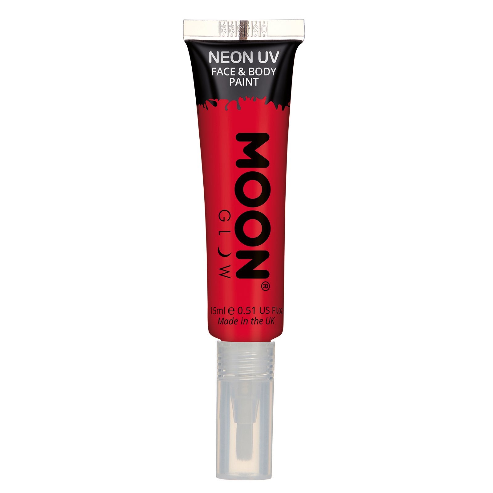 Neon UV Face & Body Paint w/Brush -Moon Glow Clamshell