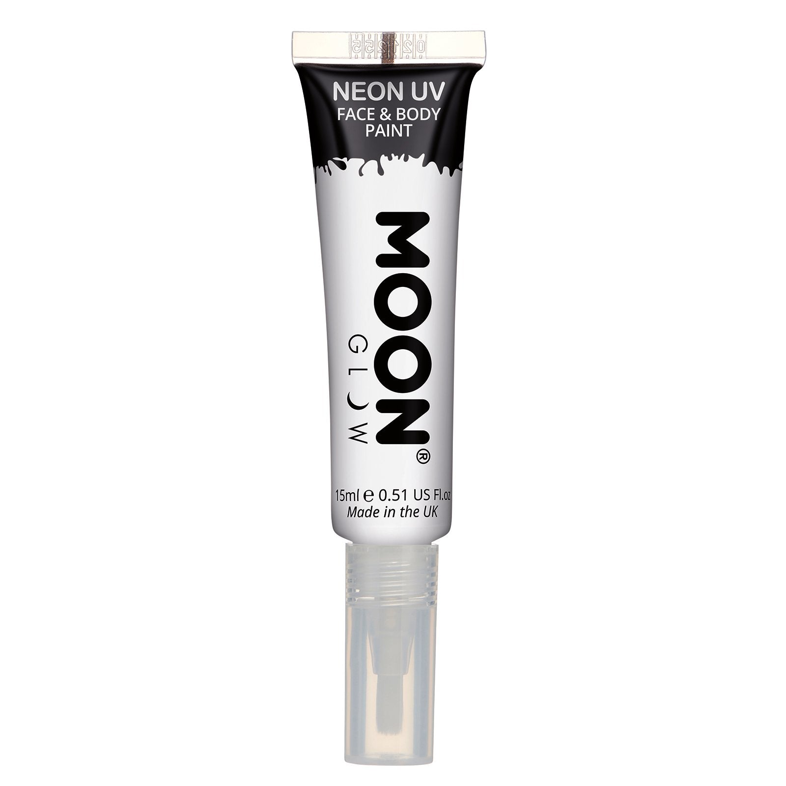 Neon UV Face & Body Paint w/Brush -Moon Glow Clamshell