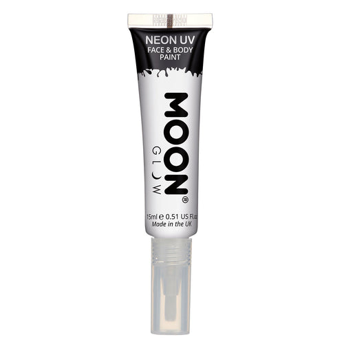 Neon UV Face & Body Paint w/Brush -Moon Glow Clamshell