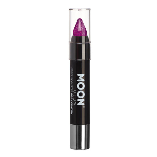 Glitter Neon UV Body Crayons -Moon Glow
