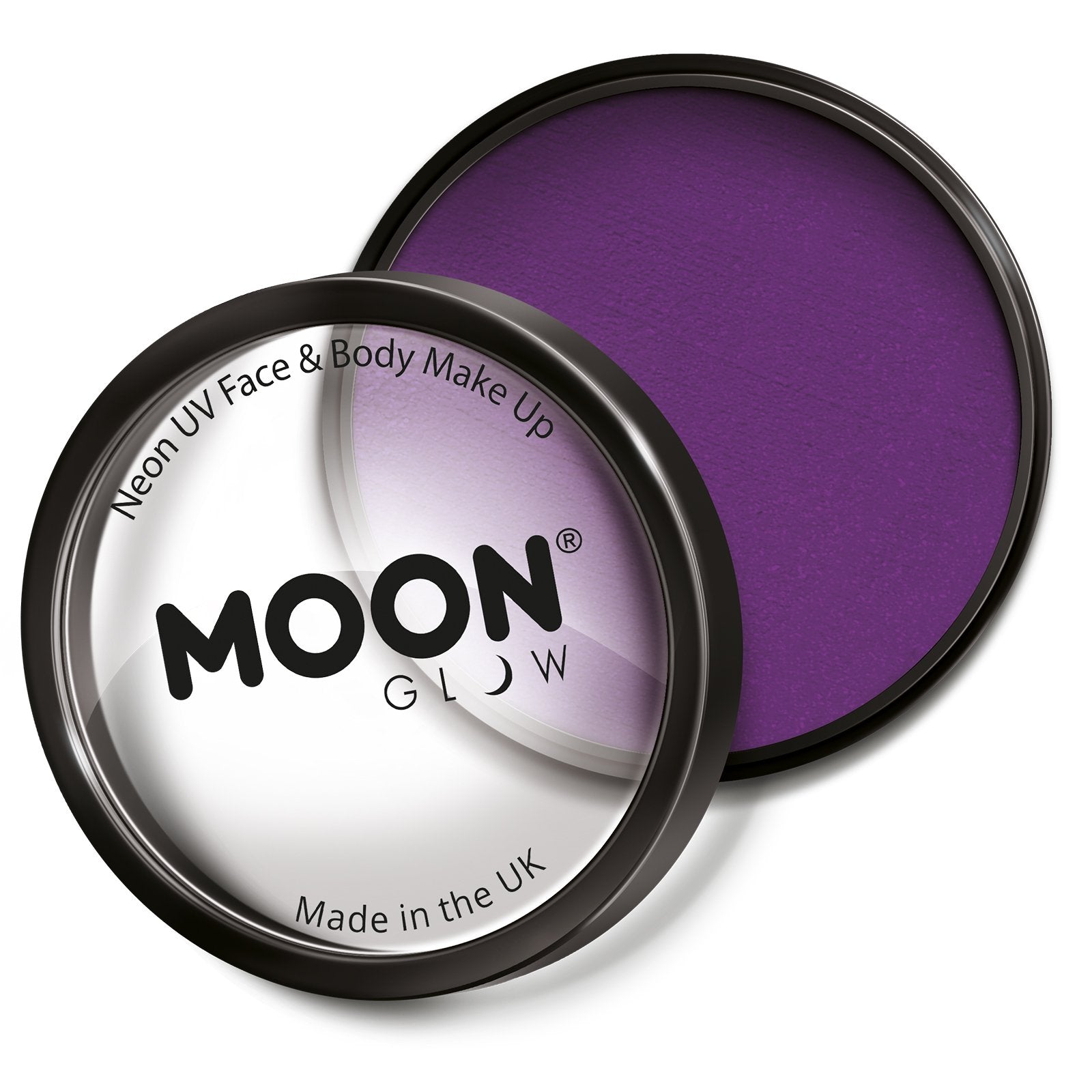 Neon UV Pro Face Paint Cake Pot -Moon Glow