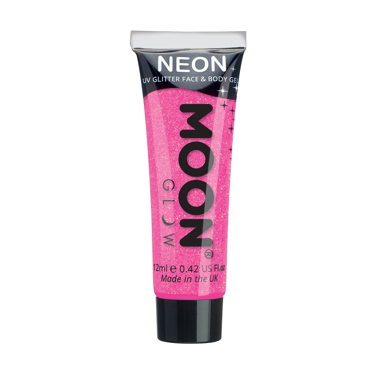 Glitter Neon UV Fine Face & Body Gel -Moon Glow