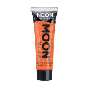 Glitter Neon UV Fine Face & Body Gel Clamshell