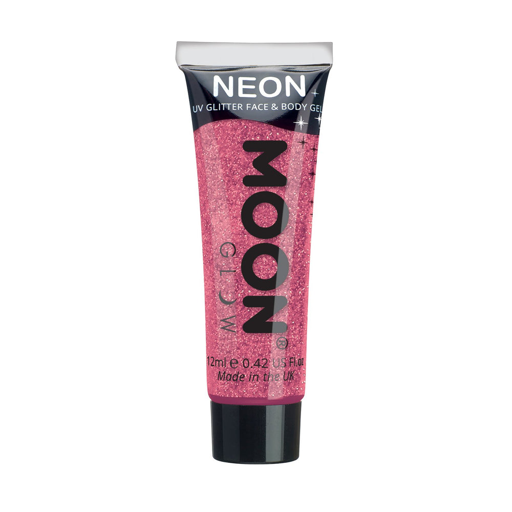Glitter Neon UV Fine Face & Body Gel Clamshell