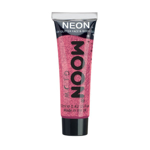 Glitter Neon UV Fine Face & Body Gel Clamshell