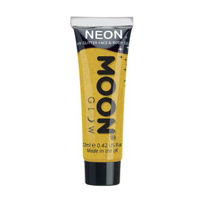 Glitter Neon UV Fine Face & Body Gel Clamshell