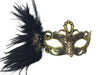 Venetian Mask with Feather