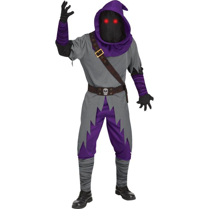 Purple and Grey Mage Costume