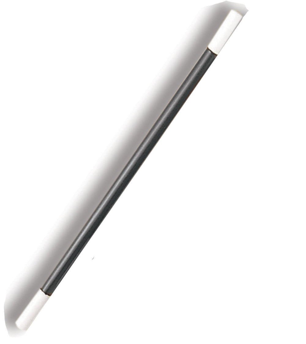Black, white tipped wand