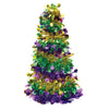 Mardi Gras Tinsel Tree