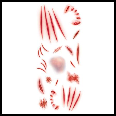 Mauled Trauma Tattoos -Tinsley Transfers TR-111