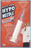 Spring loaded fake medical needle