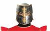 Silver and gold with moveable face shield