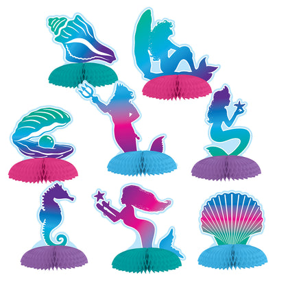 Mermaid Mini Centerpieces 8pc