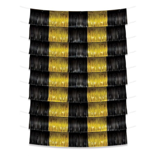 Metallic Fringe Garland Backdrop | Gold