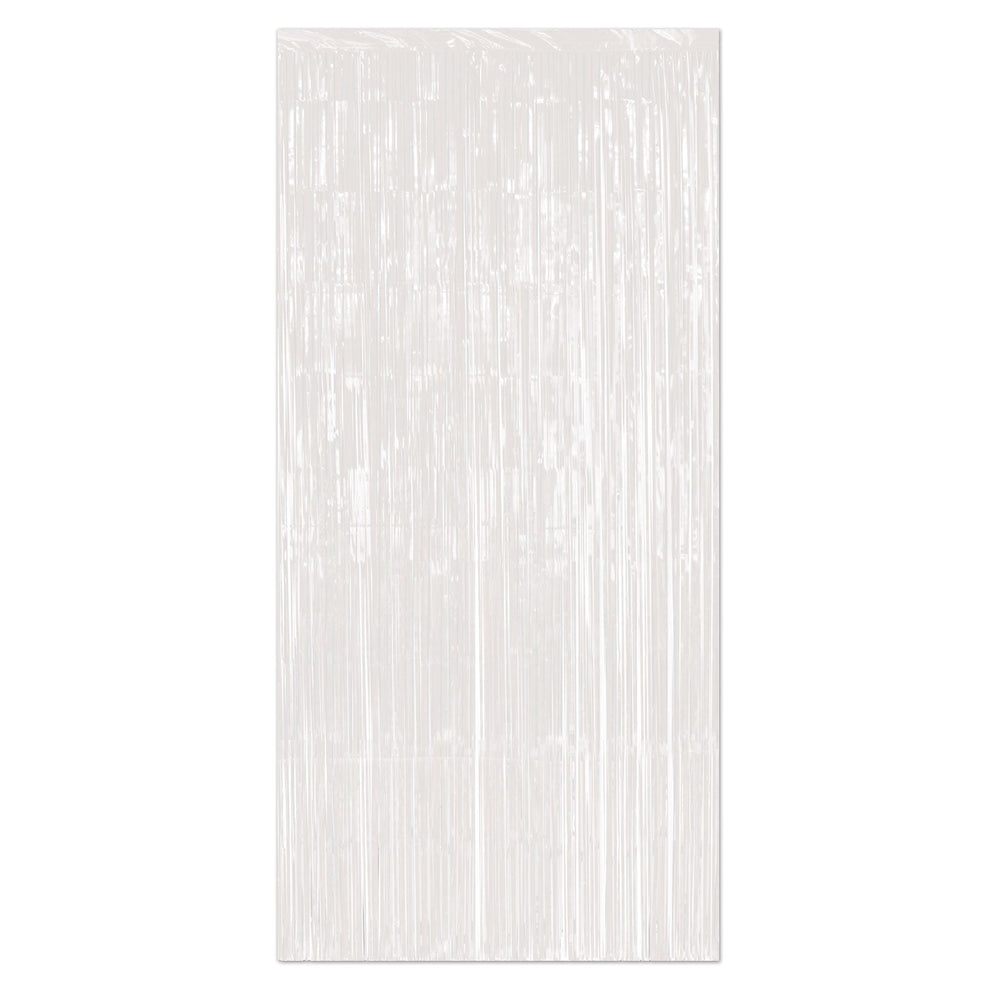 Metallic Gleam N' Curtain White