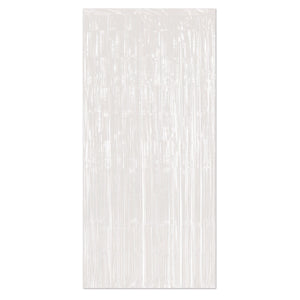 Metallic Gleam N' Curtain White