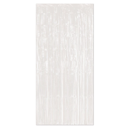 Metallic Gleam N' Curtain White