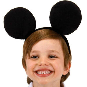 Black headband and black mouse ears