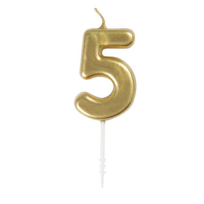 Numeral Birthday Candles - 5