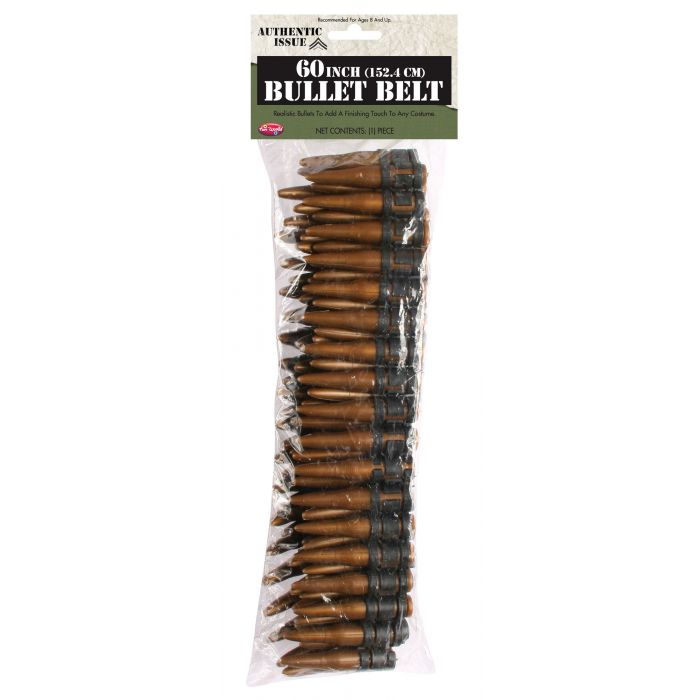 60" Molded Bullet Belt