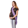 Mom to Be Satin Sash - Purple