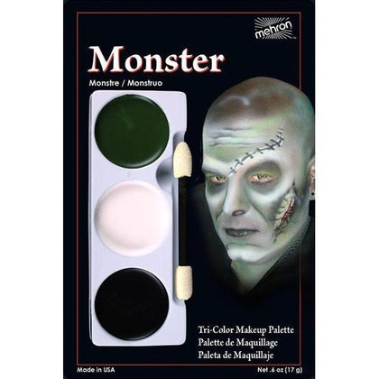 3 Color Monster Makeup Palette Mehron