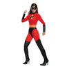 Red and black jumpsuit, mask and belt