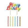 Happy Birthday Pick Candle 12ct  | Candles