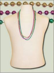 Multi Colored Mardis Gras Beads - 144ct