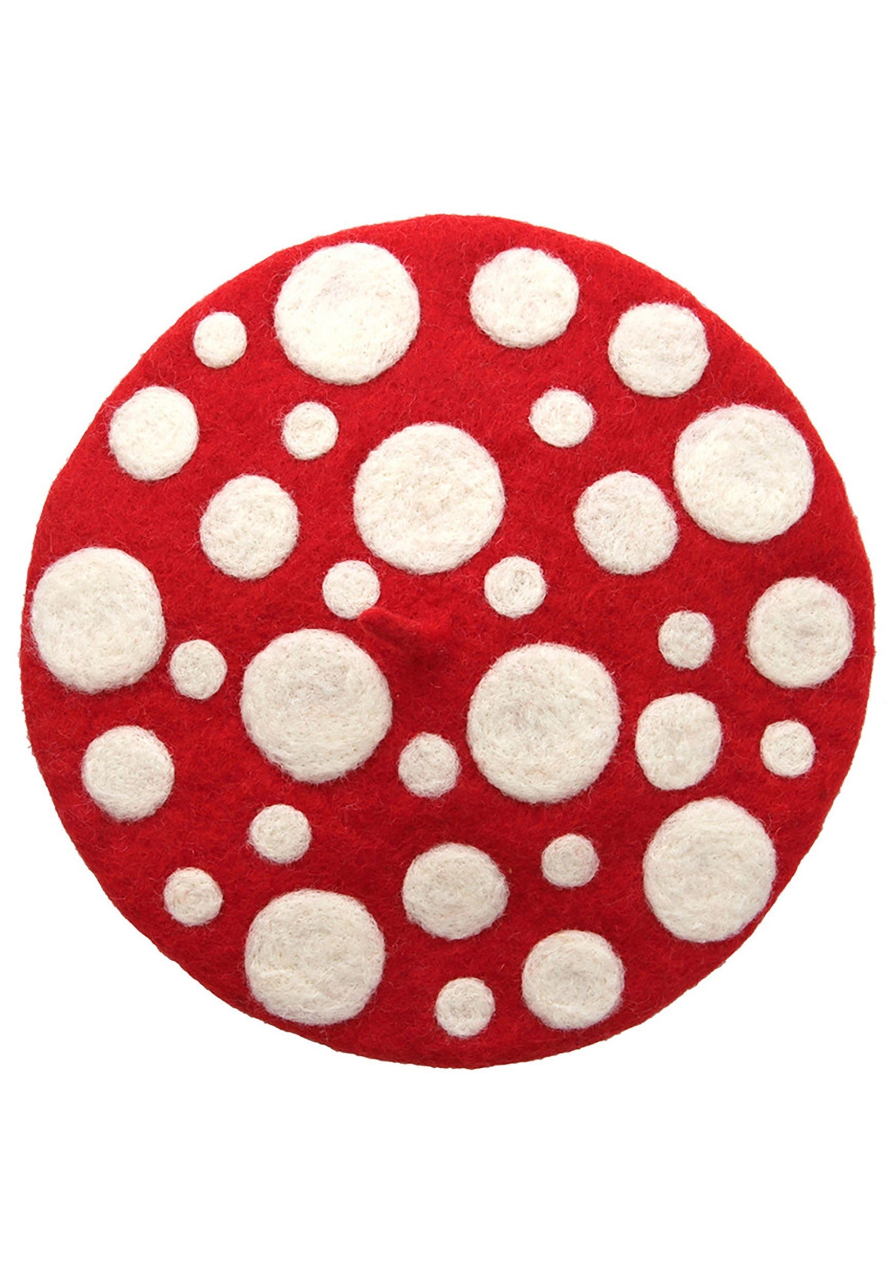 Mushroom Heartfelted Hat