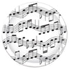 Musical Notes 7in. Plates