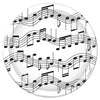 Musical Notes 9in. Plate