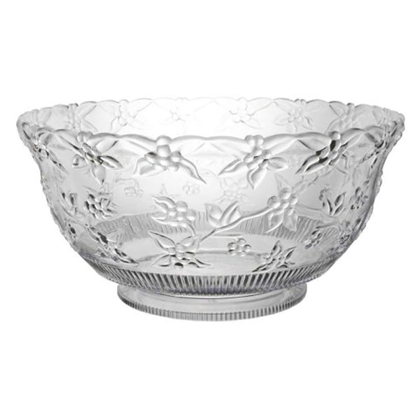8qt. Clear Embossed Punch Bowls | Plastics