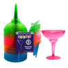 2pc. Margarita Glasses - Assorted Neon 12ct.