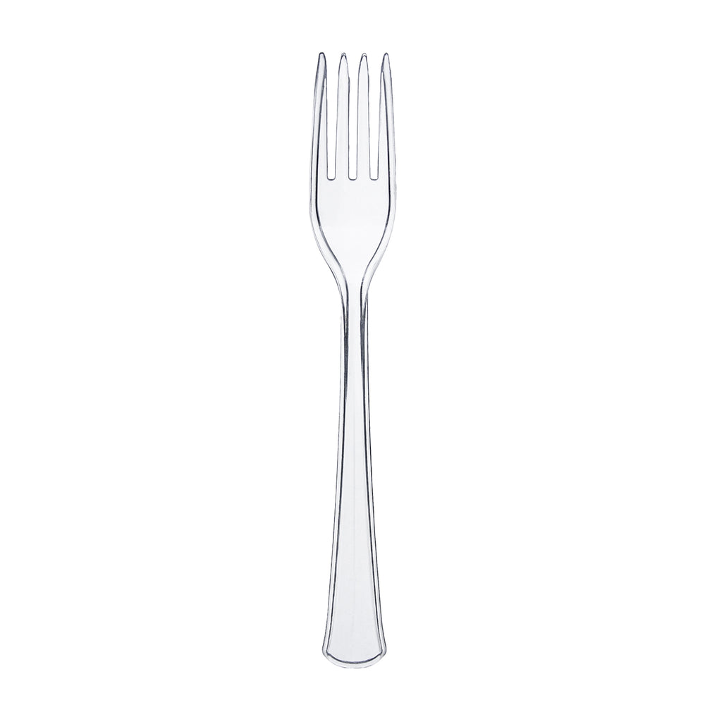 Plastic Forks Extra H.D. - Clear 24 Ct.