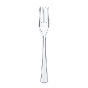 Plastic Forks Extra H.D. - Clear 24 Ct.