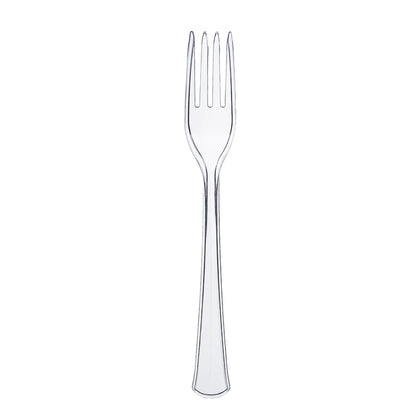 Plastic Forks Extra H.D. - Clear 24 Ct.
