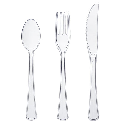 Combo Cutlery Extra Heavy Duty | Clear 24 Ct.