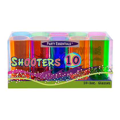 2oz. Neon Shooter Glasses 10ct. | Plastics