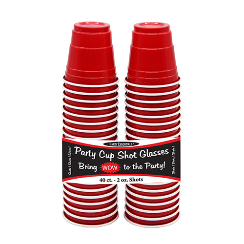 Red Solo Shot Glasses