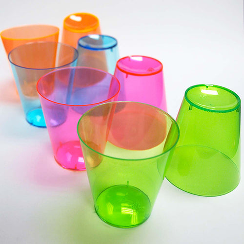 2 oz. Shot Glasses - Assorted Neons 40 Ct.